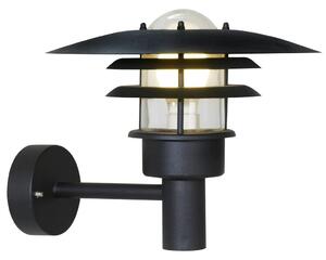 Nordlux 71411003 Lønstrup 32, venkovní nástěnné svítidlo, 1xE27 max 60W, kov, černá, IP44, výška 28cm