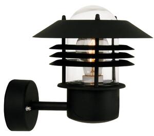 Nordlux 25091003 Vejers, venkovní nástěnné svítidlo, 1xE27 max 60W, kov, černá, IP54, výška 23cm