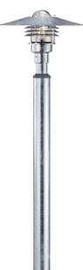 Nordlux 25168031 Vejers 2M, venkovní sloupková lampa, 1xE27 max 60W, kov, pokovená, IP54, výška 130-200cm