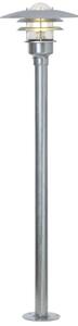 Nordlux 71428031 Lønstrup 32, venkovní sloupková lampa, 1xE27 max 60W, kov, pokovená, IP44, výška 116cm
