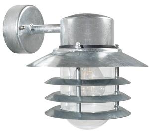 Nordlux 74461031 Vejers, venkovní nástěnné svítidlo, 1xE27 max 60W, kov, pokovená, IP54, výška 23cm