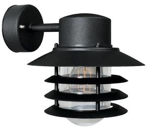 Nordlux 74471003 Vejers, venkovní nástěnné svítidlo, 1xE27 max 60W, kov, černá, IP54, výška 23cm