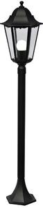 Nordlux 74398003 Cardiff, venkovní sloupková lampa, 1xE27 max 60W, hliník, černá, IP44, výška 100cm