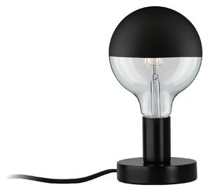 Paulmann 79758 Neordic Haldor, černá stolní lampa s přiznanou žárovkou, 1x20W E27