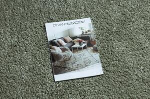Dywany Luszczow Kusový koberec BERBER čtvercový 9000, zelená Rozměr koberce: 120 x 120 cm