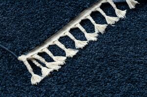 Dywany Luszczow Kusový koberec BERBER čtvercový 9000, tmavá modrá Rozměr koberce: 120 x 120 cm