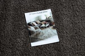 Dywany Luszczow Kusový koberec BERBER čtvercový 9000, hnědý Rozměr koberce: 120 x 120 cm