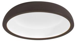 Stilnovo 8534 Reflexio_S, bílo-hnědé stropní svítidlo se skrytým zdrojem světla, 37W LED stmívatelné 3000K, prům. 46cm