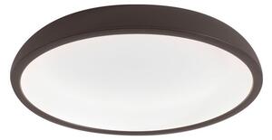 Stilnovo 8535 Reflexio_S, bílo-hnědé stropní svítidlo se skrytým zdrojem světla, 48W LED stmívatelné 3000K, prům. 65cm