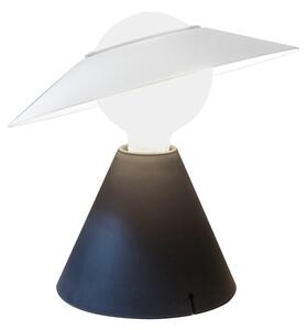 Stilnovo 8966 Fante, černá stolní retro lampička, 1x11W LED E27, výška 28cm