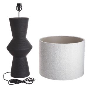FREJA Stolní lampa 85 cm - černá/bílá