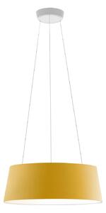Stilnovo 8091 Oxygen_P, žluté závěsné svítidlo, 36W LED 3000K stmívatelné DALI, prům. 56cm