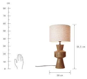 FROMAQUE Stolní lampa 59 cm - přírodní