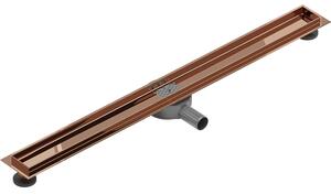 Mexen Flat 360°, tělo žlabu 80 cm, růžové zlato, 1640080