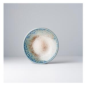 Béžovo-modrý keramický talíř MIJ Earth & Sky, ø 20 cm