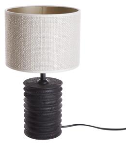 GROOVED Stolní lampa 36 cm - černá/krémová
