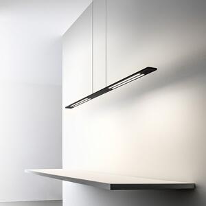 Stilnovo 9075 Lama, černé závěsné LED svítidlo, 48W LED 3000K, délka 120cm