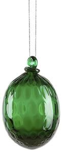 Kodanska Skleněná ozdoba Oval - Green KOD102