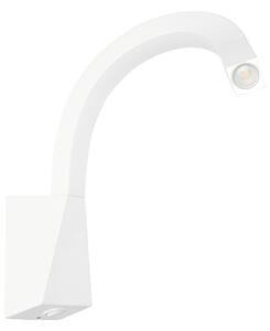 Linea Light 7234 Snake_W3, bílá flexibilní LEDka k posteli s vypínačem, 2W LED 3000K, délka 47cm