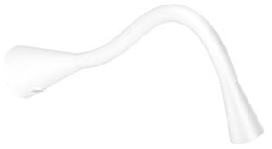 Linea Light 7232 Snake_W1, bílá flexibilní LEDka k posteli s vypínačem, 2W LED 3000K, délka 47cm