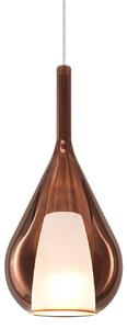 IDEAL LUX Ideal Lux závěsné světlo Kalique 3, měděná, Ø 18 cm, stmívatelný, Měď, Obývací pokoj / jídelna, Plast, Moderní
