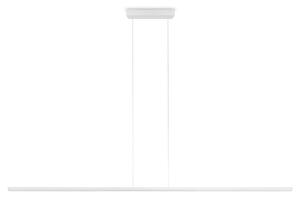 Linea Light 8201 Straight_P1, bílé subtilní svítidlo nad stůl, 18W LED 2700K, délka 152cm