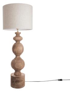 ÉCHECS Stolní lampa 110 cm - hnědá/přírodní
