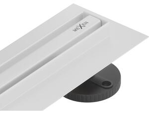 Mexen Flat 360° Slim sprchový žlab 50 cm, bílá, 1241050