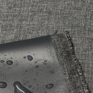 Nepromokavá látka Kodura PVC zátěr 600D, 430 g/m², šíře 150 cm, denim grafitový