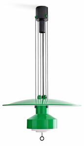 Stilnovo 9312 Saliscendi, zelené stahovací LED svítidlo, 33W LED 2700K stmívatelné DALI, prům. 63cm