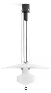 Stilnovo 9311 Saliscendi, bílé stahovací LED svítidlo, 33W LED 2700K stmívatelné DALI, prům. 63cm