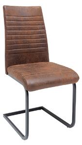 Konferenční židle Xios, starožitná hnědá