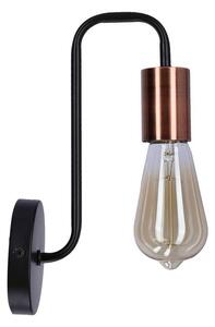 Candellux Černé nástěnné svítidlo Herpe pro žárovku 1x E27 21-66855