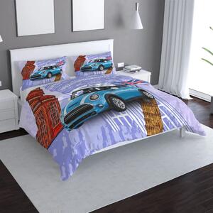 Sablio Povlečení Mini sedan Londýn - 140x200 / 90x70