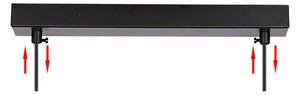 Candellux Černo-hnědý závěsný lustr Aspa pro žárovku 2x E27 32-00590