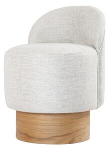 Taburet Barren Puf Light Grey