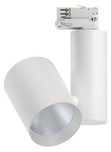 Paulmann 91344 ProRail3 Zeuz, bílý reflektor, 33W LED 4000K 15° stmívatelný, výška 24,1cm