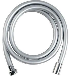 Sapho Softflex Sprchová plastová hadice 150 cm, metalická stříbrná/chrom 1208-11