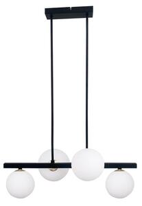 Candellux Černý závěsný lustr Kama pro žárovku 4x G9 34-01214