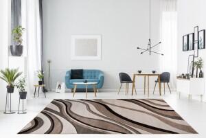 Makro Abra Kusový koberec SUMATRA K321A krémový Rozměr: 120x170 cm