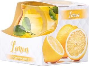 Sklo Dekor 80 x 72 mm Lemon vonná svíčka