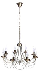 Candellux Patinový závěsný lustr Muza pro žárovku 8x E14 38-69187