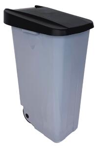 Denox odpadkový koš RECICLO na tříděný odpad 110 L, černé víko, plastový s kolečky