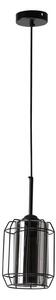 Candellux Černý závěsný lustr Jonera pro žárovku 1x E27 31-08428