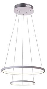 Candellux Bílé závěsné LED svítidlo Lune kulaté 50cm 40W 32-64752
