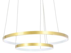 Candellux Zlaté závěsné LED svítidlo Lune kulaté 50cm 40W 32-76281