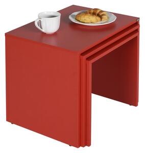 Odkládací stolek SHP Red, 3 ks