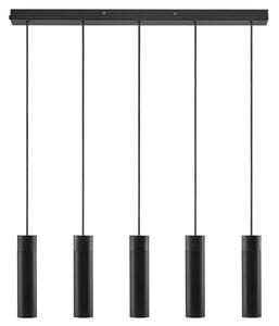 Nordlux Černé kovové závěsné světlo Tilo 80 cm