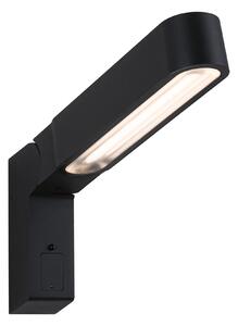 Paulmann 94549 Ito Vertical, nástěnné svítidlo se senzorem, 6W LED 3000K, antracit, výška 20cm, IP44