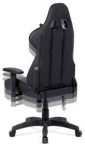 Kancelářská židle KA-F03 BK ekokůže černá